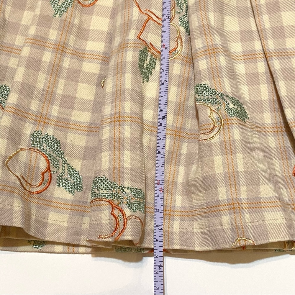 Urban Outfitters • Peaches & Plaid Kilt Skirt - Picture 7 of 7